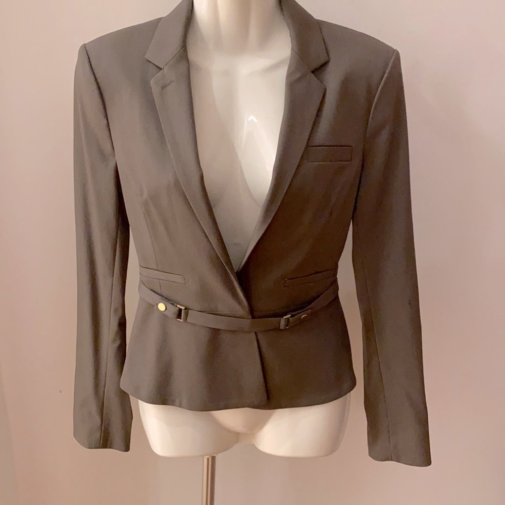 Diane Von Furstenderg-Olive Sport Jackef